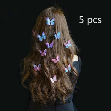 Butterfly Patterned  Hair Clips Bridal Hair Accessories Wedding Photography Costume Accessories  Tiara  Jewelry Jewelry Wedding daiiibabyyy